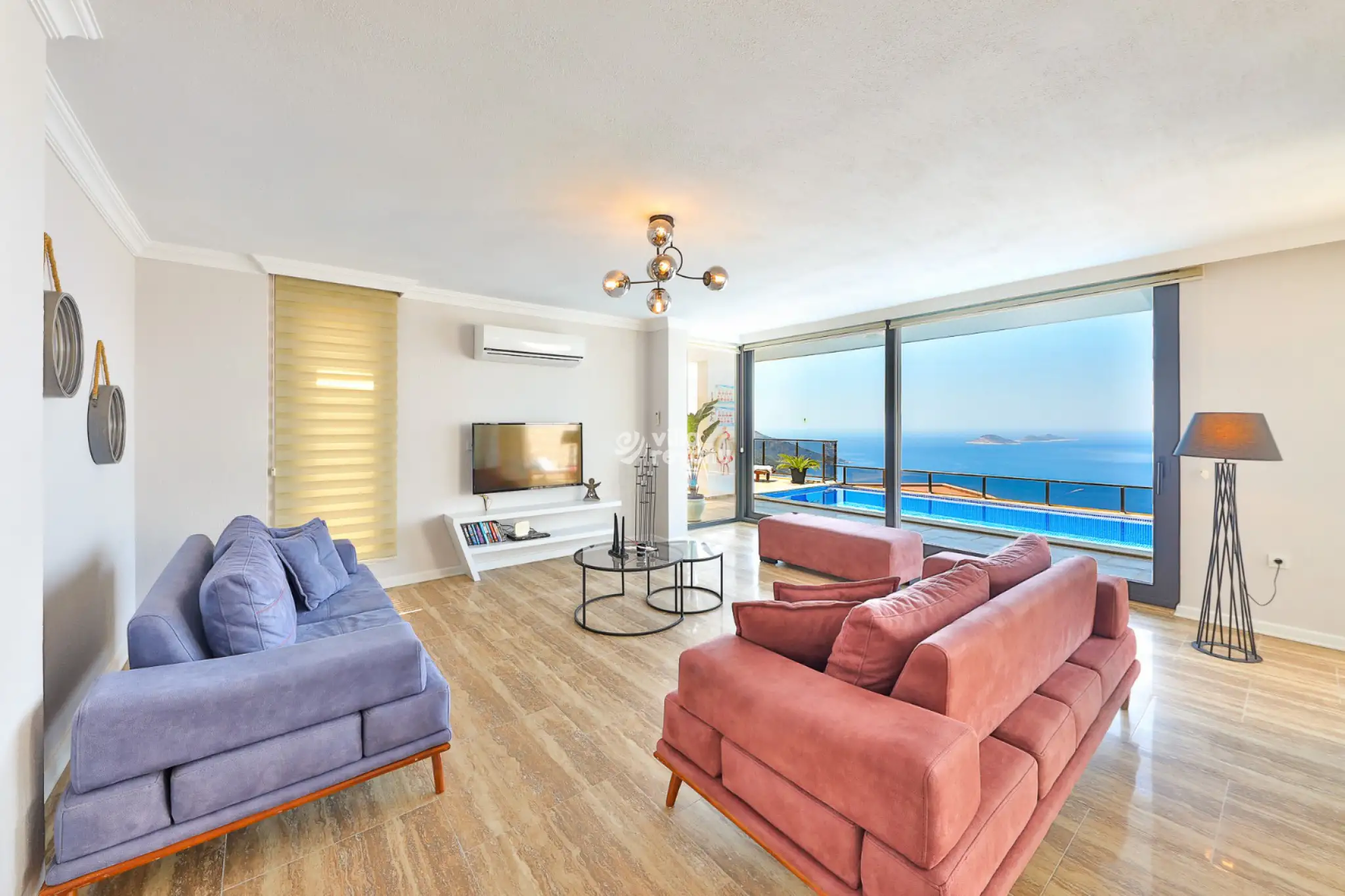 Villa Thalassa, Kalkan Kızıltaş bölgesinde 6 kişilik merkezi konumda kiralık villa