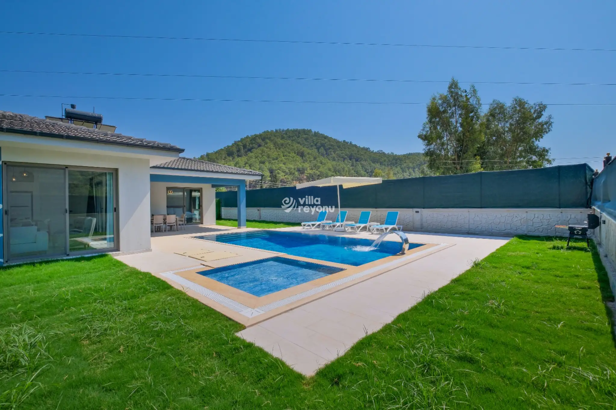 Villa Koda Duo, İnlice bölgesinde cocuk havuzlu 6 kişilik kiralık villa 
