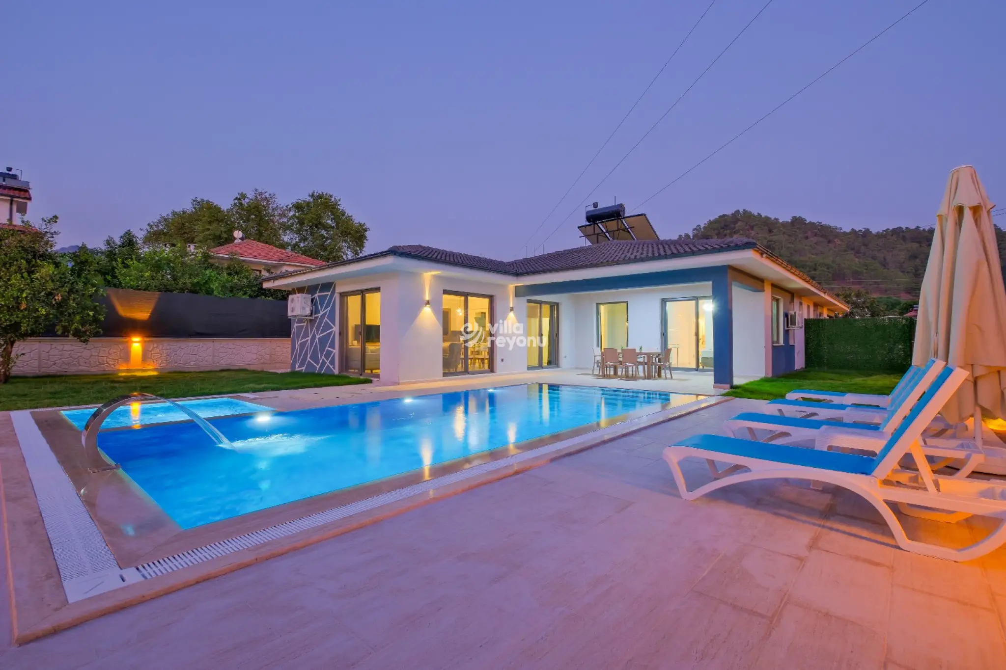 Villa Koda Duo, İnlice bölgesinde cocuk havuzlu 6 kişilik kiralık villa 