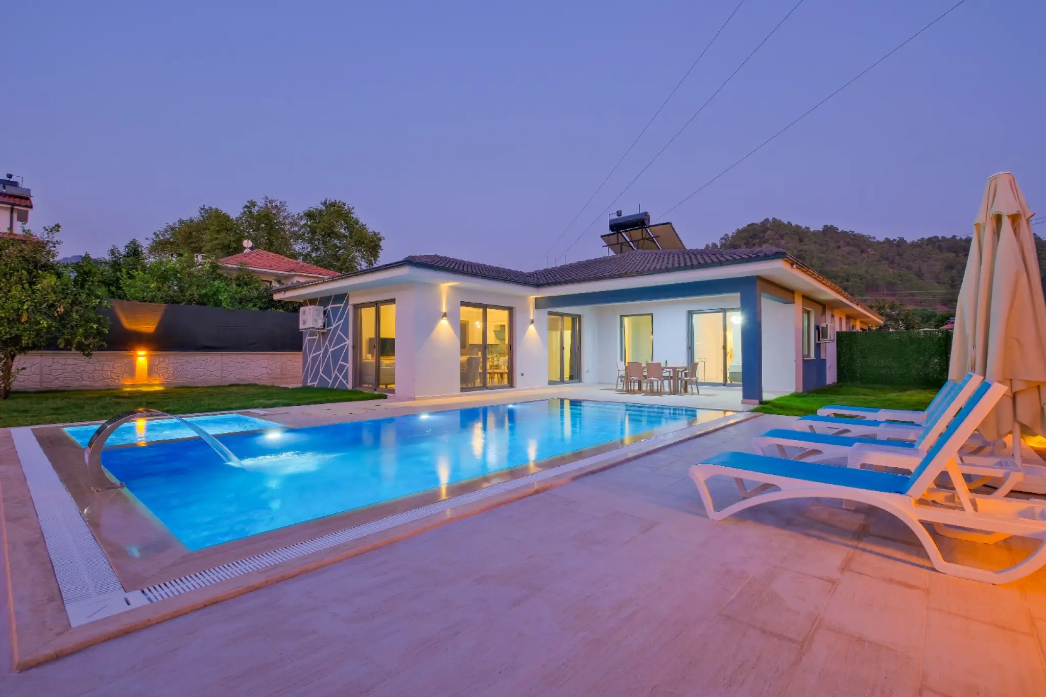 Villa Koda Duo, İnlice bölgesinde cocuk havuzlu 6 kişilik kiralık villa 
