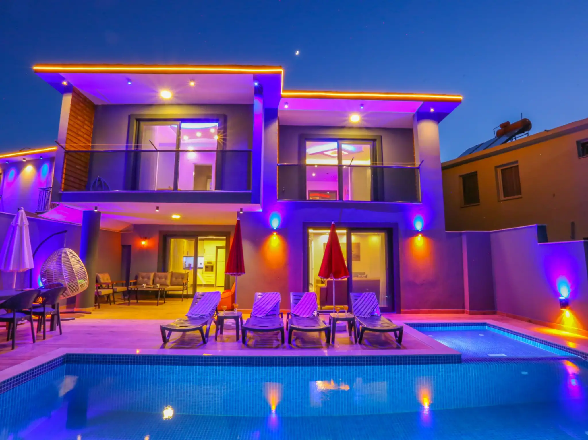 Villa Strato 2 , Kaş Bayındır Bölgesinde doğa içinde 8 kişilik kiralık villa