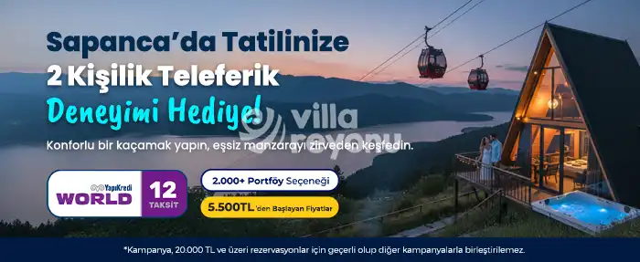 Sapanca 'da Teleferik Hediye !