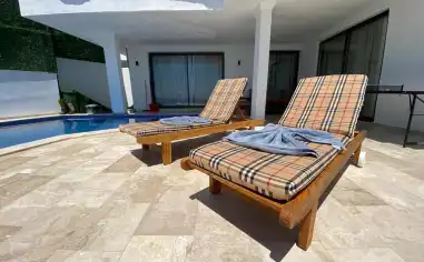 Villa Lysandra 8, Kalkan Akbel bölgesinde 4 kişilik deniz manzaralı villa