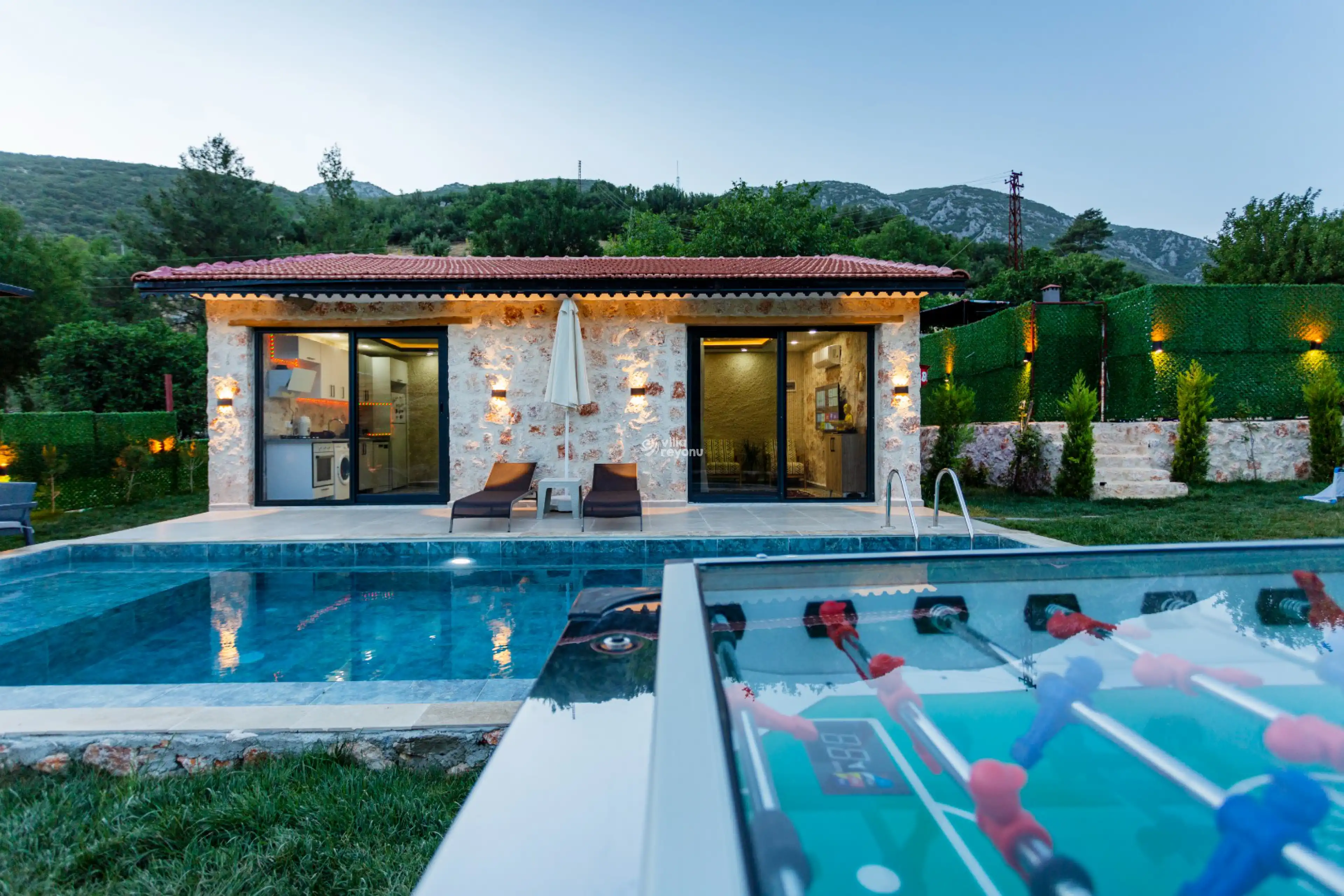 Villa Fiera, Kalkan Sarıbelen bölgesinde 4 kişilik kiralık villa