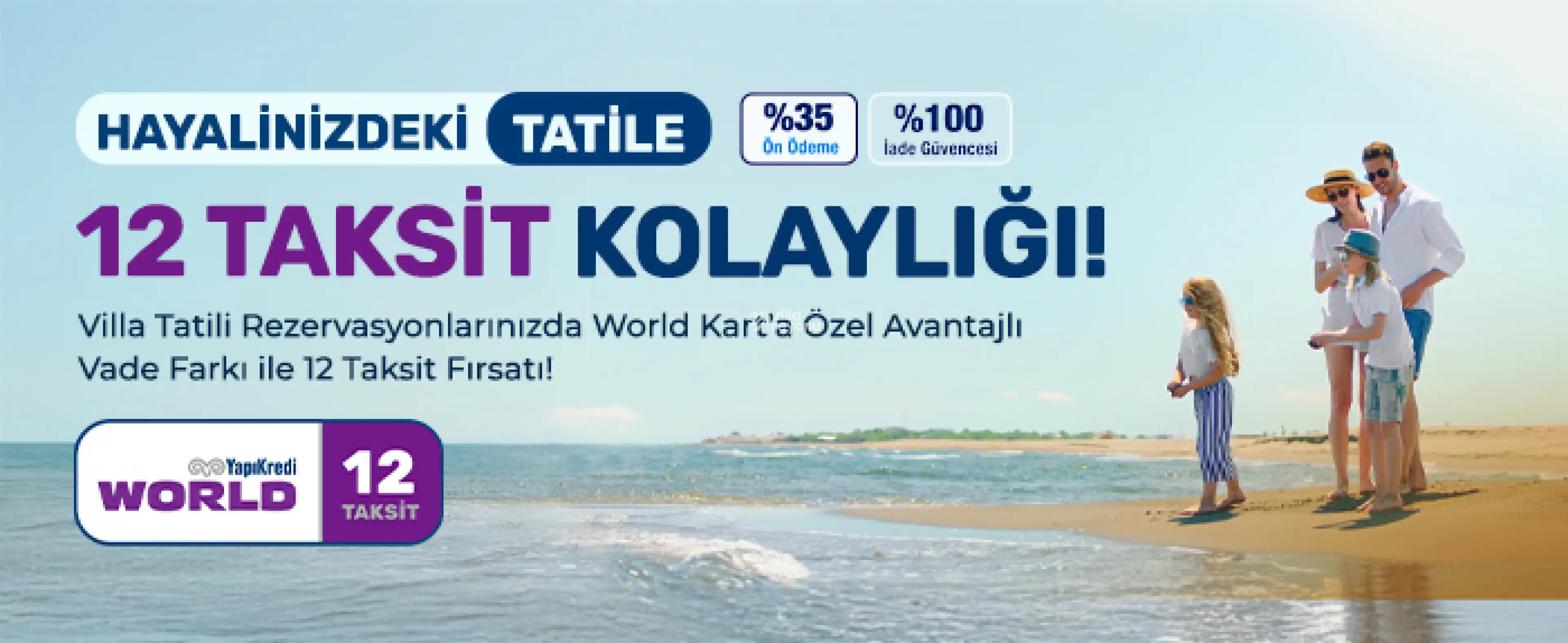 World Karta Özel Vade Farklı 12 Taksit Fırsatı