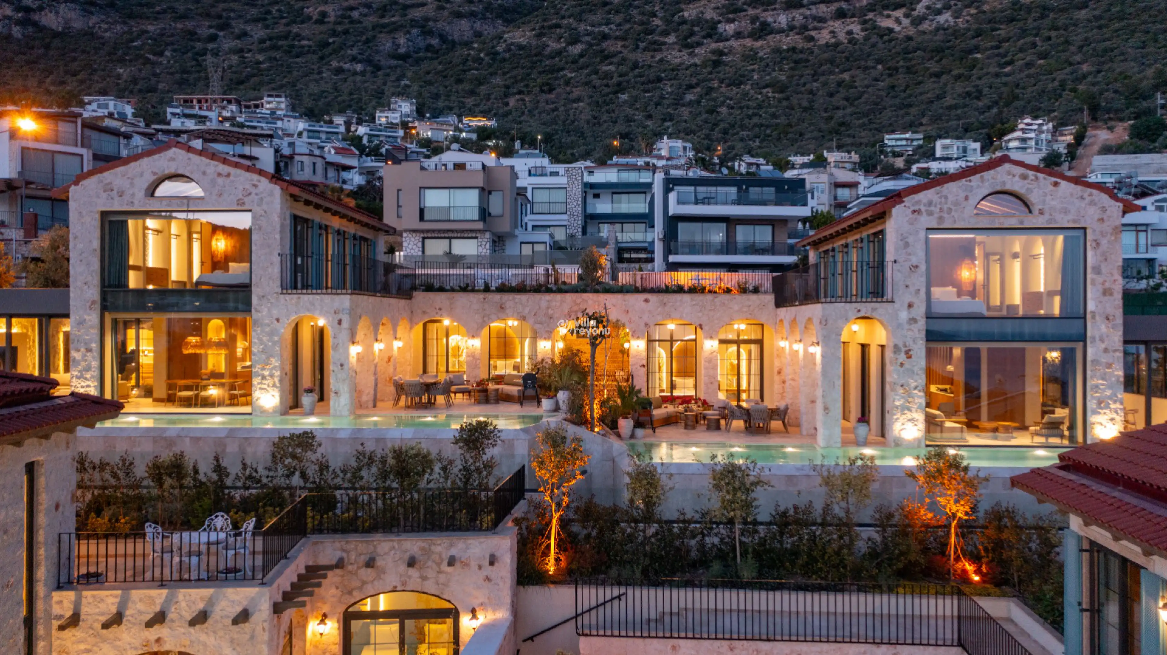 VİLLA LUXERA 2, Kalkan Kızıltaş bölgesinde merkezi konumda deniz manzaralı 6 kişilik kiralık villa 
