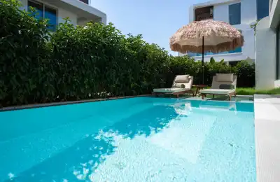 VİLLA LALİLA , ANTALYA SERİK BÖLGESİNDE 4 KİŞİLİK JAKUZİLİ LÜKS KİRALIK VİLLA