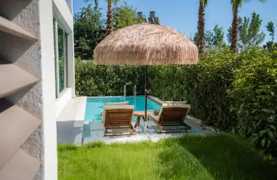 VİLLA LALİLA DUO, ANTALYA SERİK BÖLGESİNDE 4 KİŞİLİK JAKUZİLİ LÜKS KİRALIK VİLLA