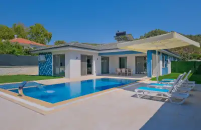 Villa Koda, İnlice bölgesinde cocuk havuzlu 6 kişilik kiralık villa 