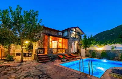 Villa Sarnıç: Tarihi Kayaköy'de Haftalık Kiralık Villa