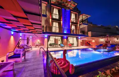Villa Diego, Kalkan Kızıltaş bölgesinde 10 kişilik kiralık villa