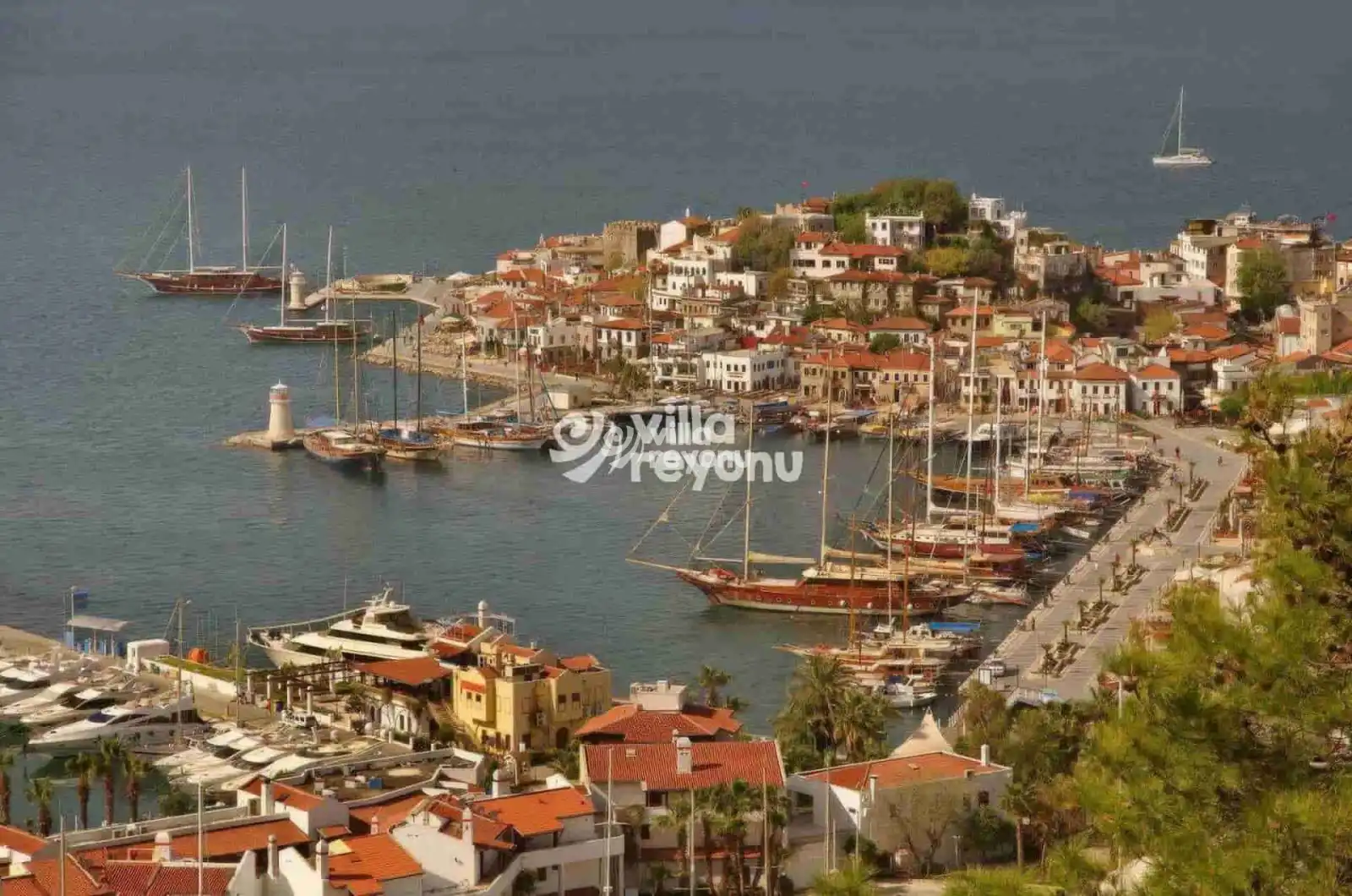 Marmaris liman görüntüsü