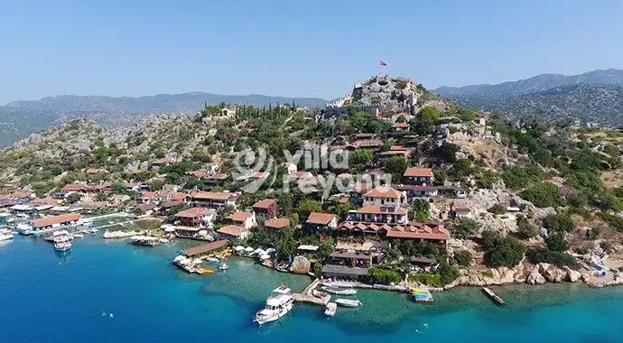 Antalya Kaleköy Havadan Görüntüsü