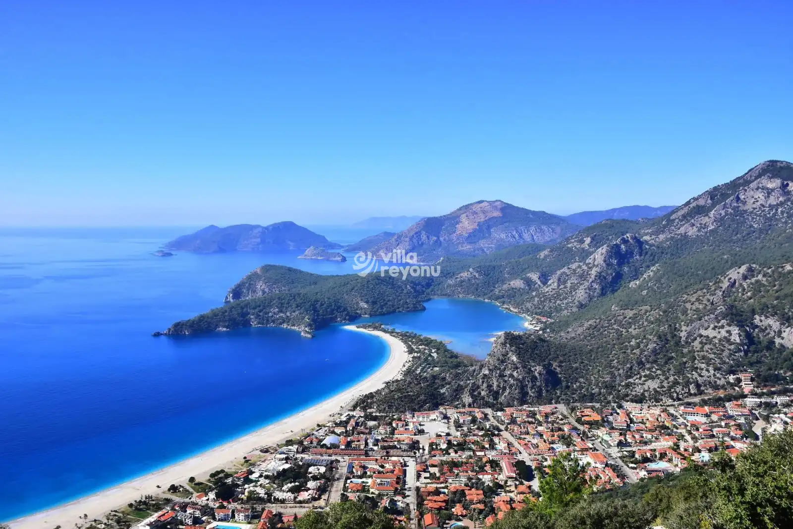 belcekız plajı drone manzarası