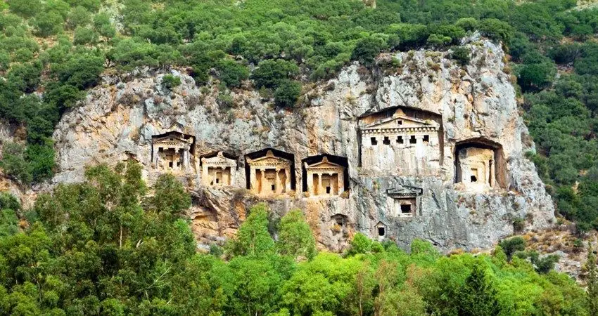 dalyan antik mezarlar