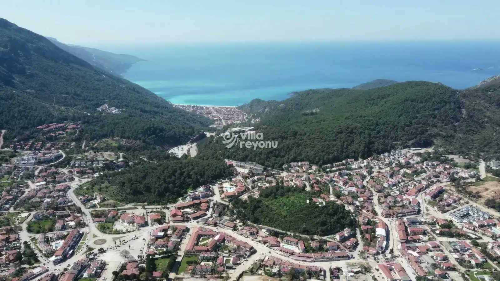 fethiye hisarönü drone fotoğrafı