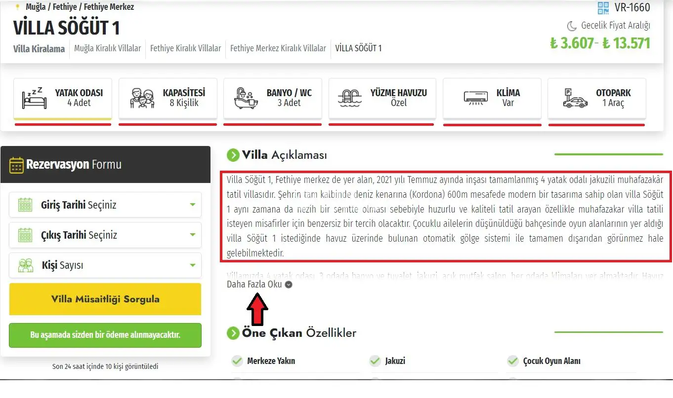 villa kiralarken dikkat edilmesi gerekenler