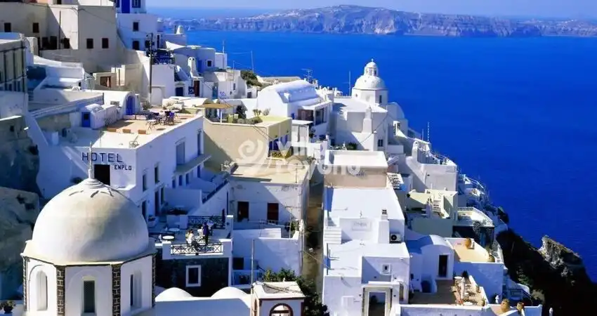 Kos Adası Beyaz Yunan Evleri