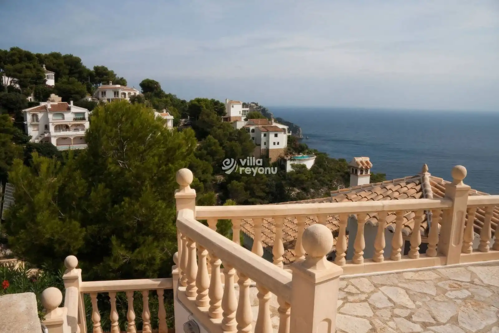 köyceğizde bir villanın manzarası