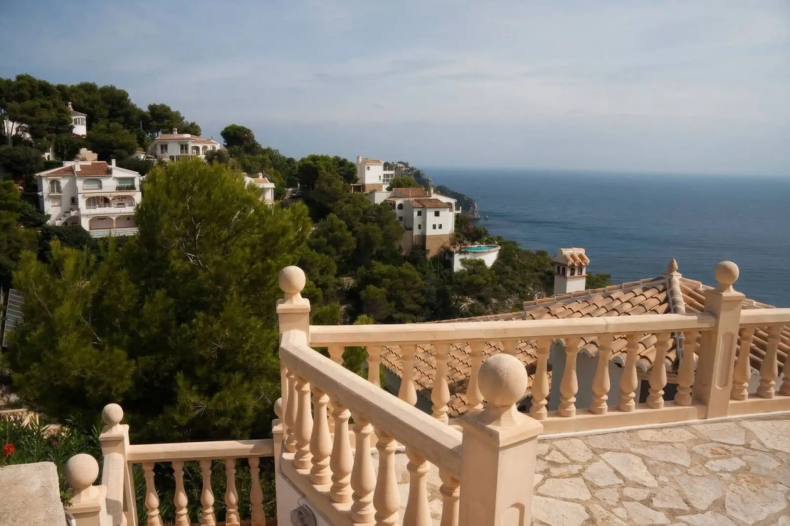köyceğizde bir villanın manzarası