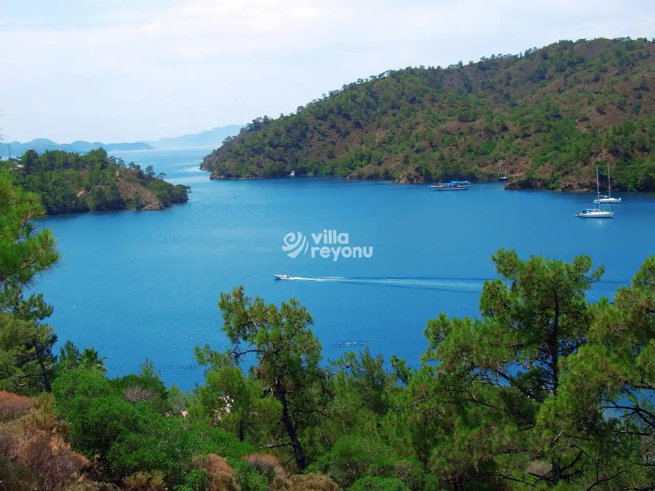 marmaris selimiye Koyunun tepeden Manzarası