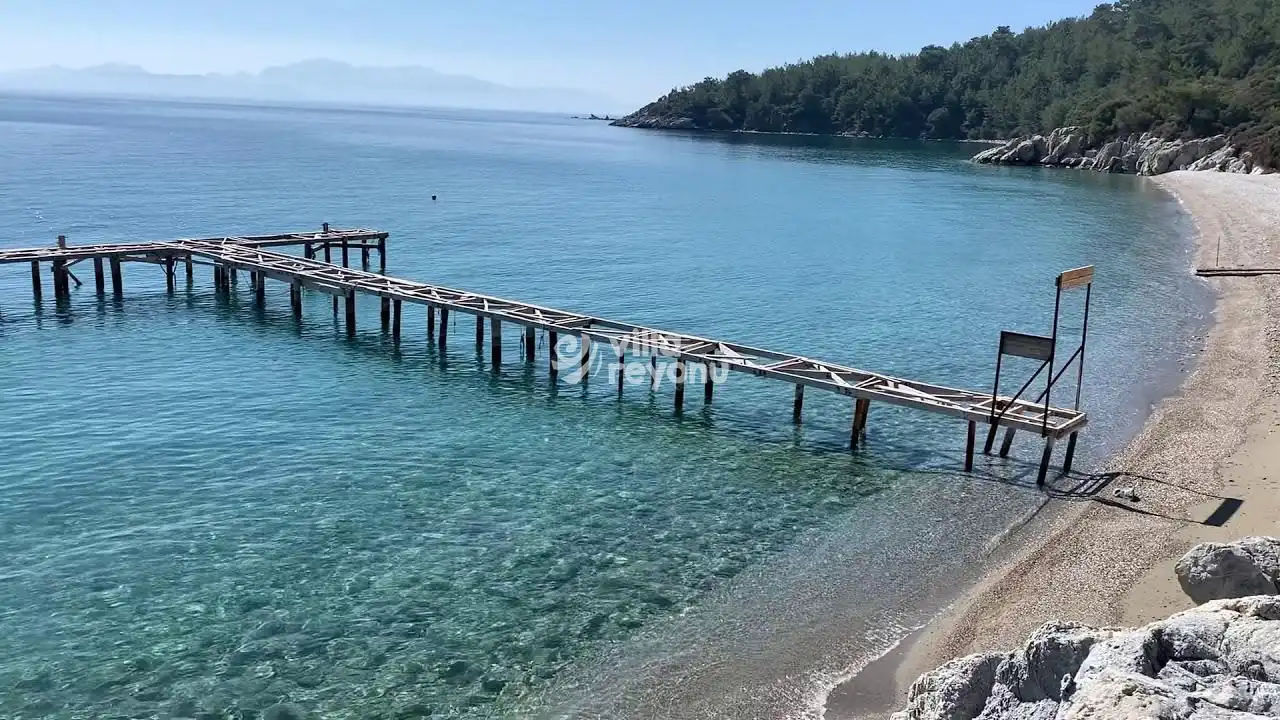 mazı köyü hurma sahilinin sakin günde çekilmiş bir fotoğrafı