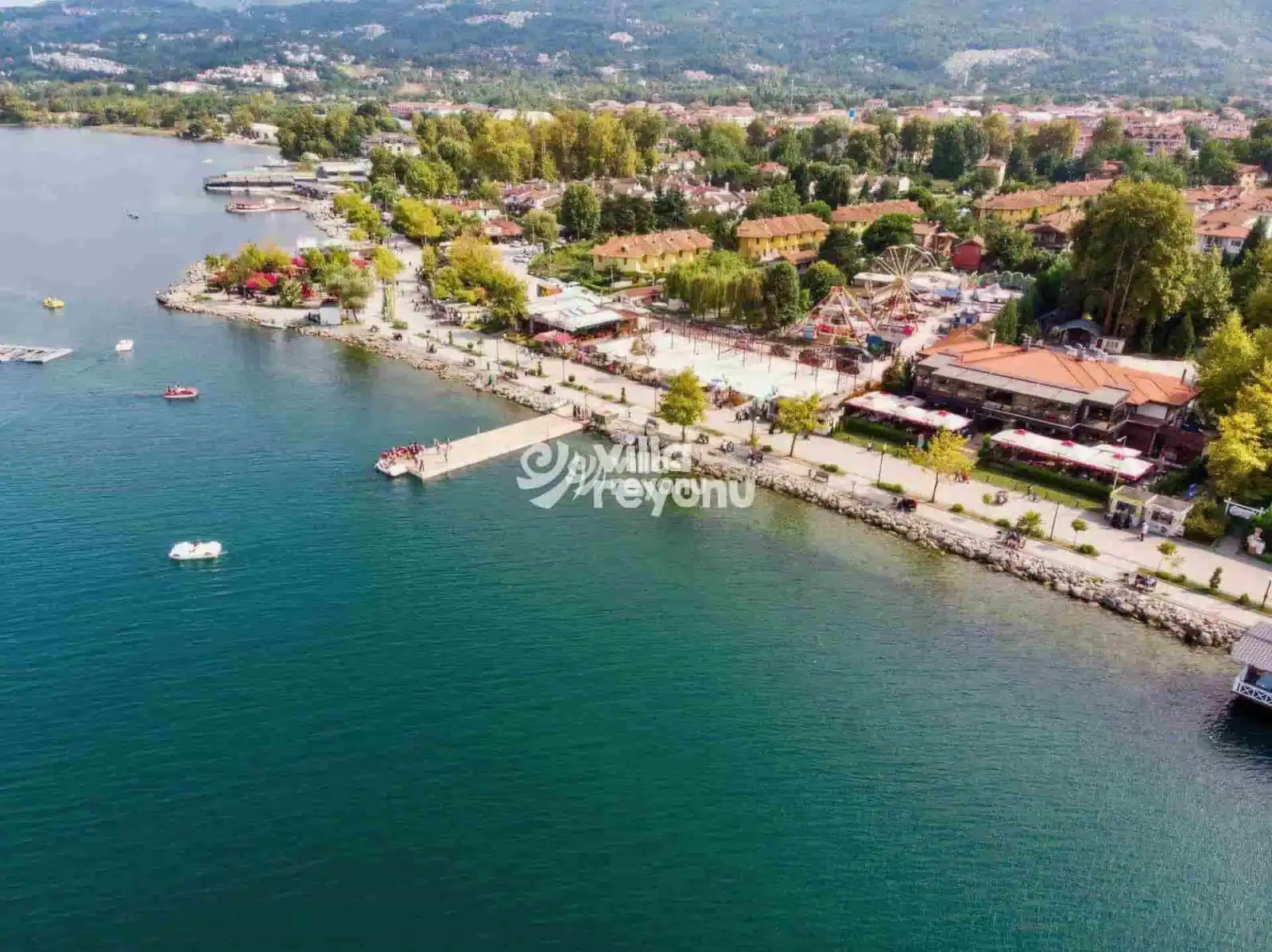 Sapanca Gölü kuş bakışı görüntüsü