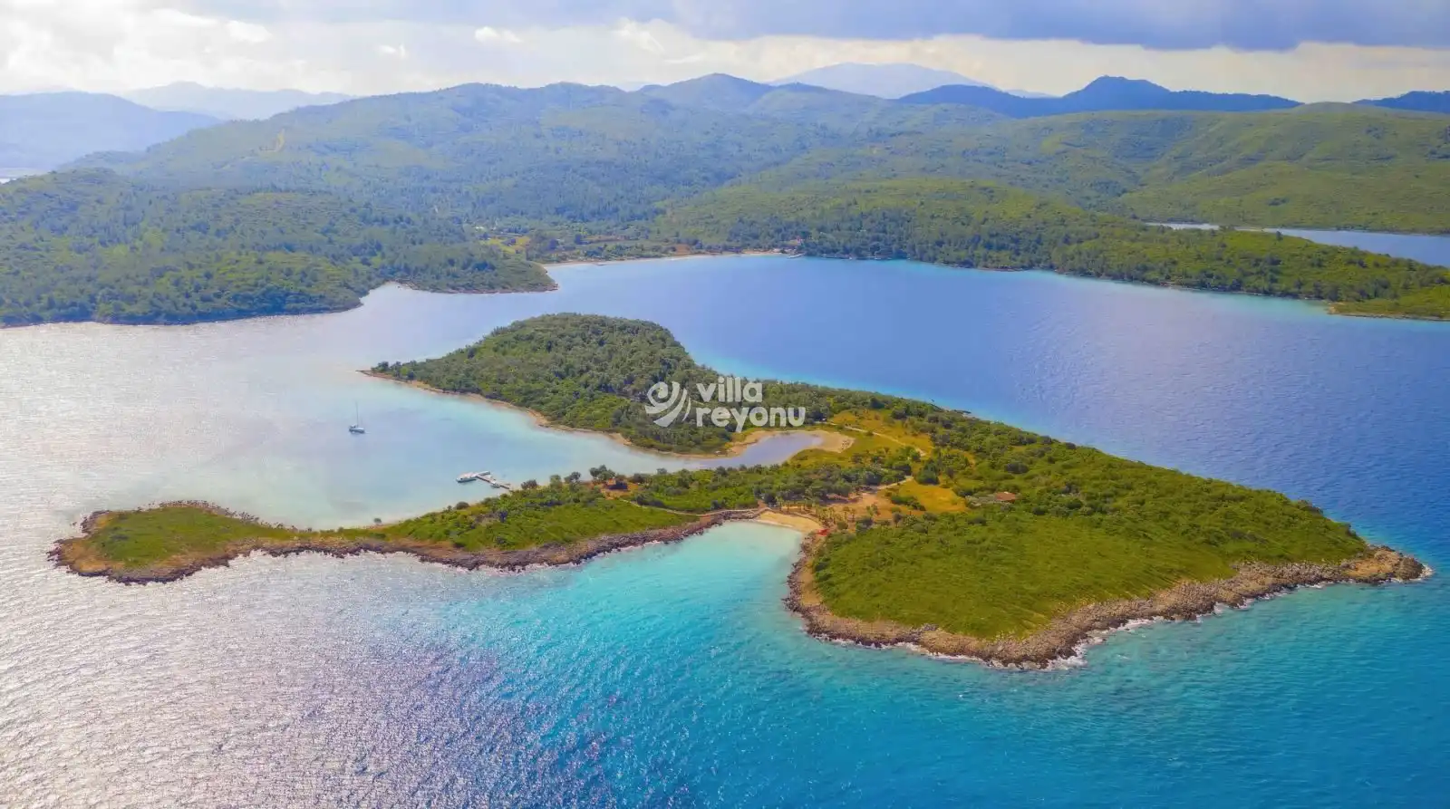 sedir adası drone fotoğrafı