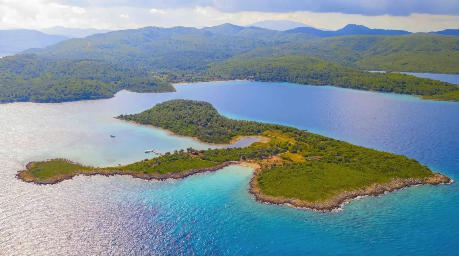 sedir adası drone fotoğrafı