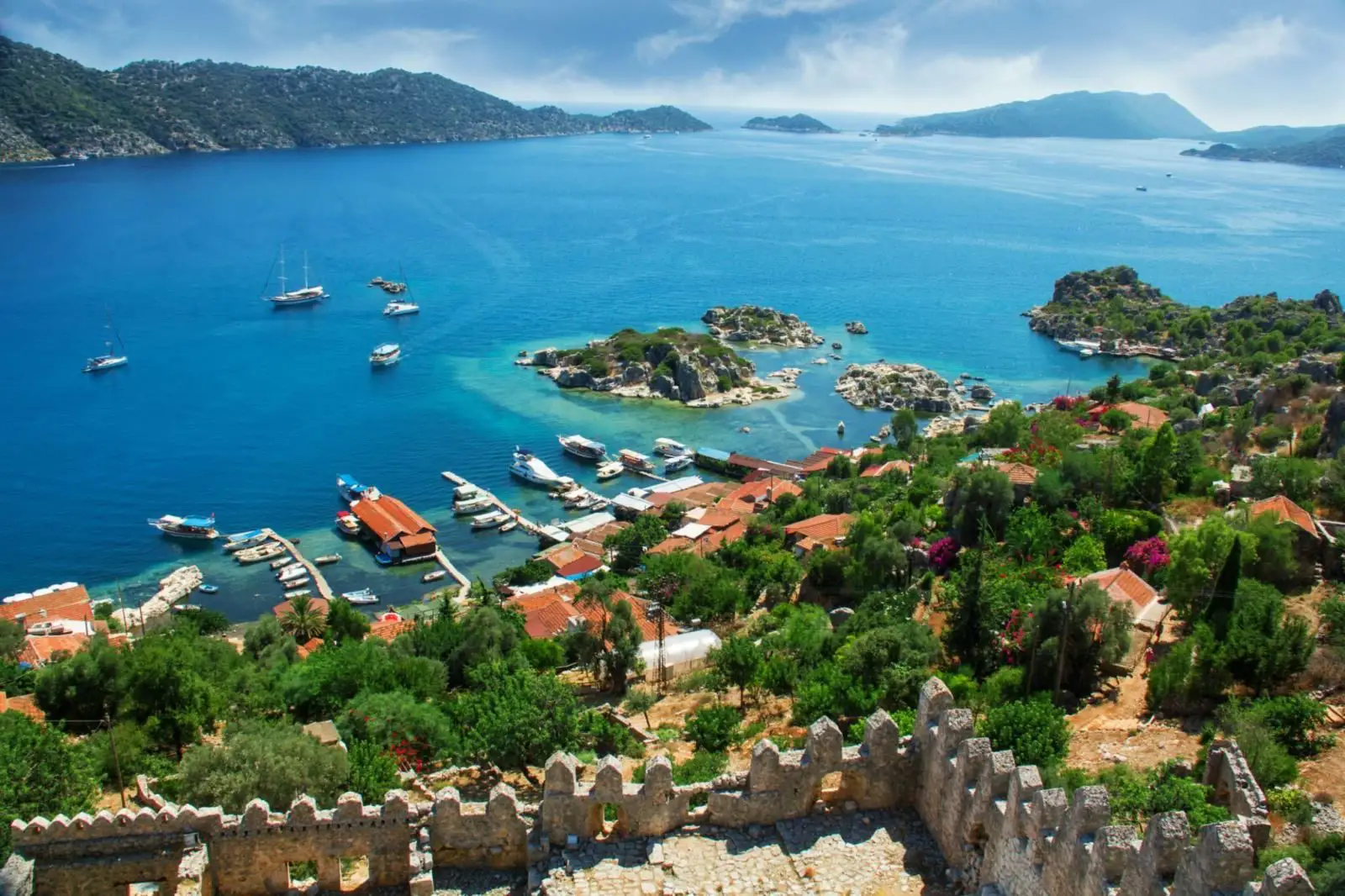 üçağız manzara
