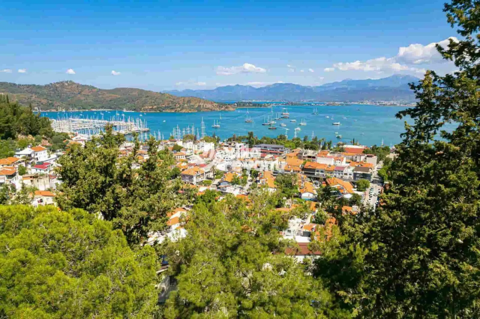 Fethiye liman görüntüsü